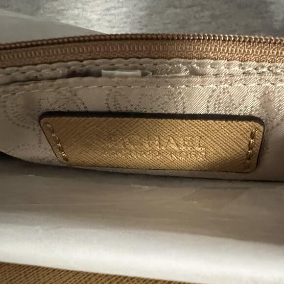 Michael Kors Sloan Crossbody Bag Womens One Size Sand Snake Leather Chain - Picture 7 of 15